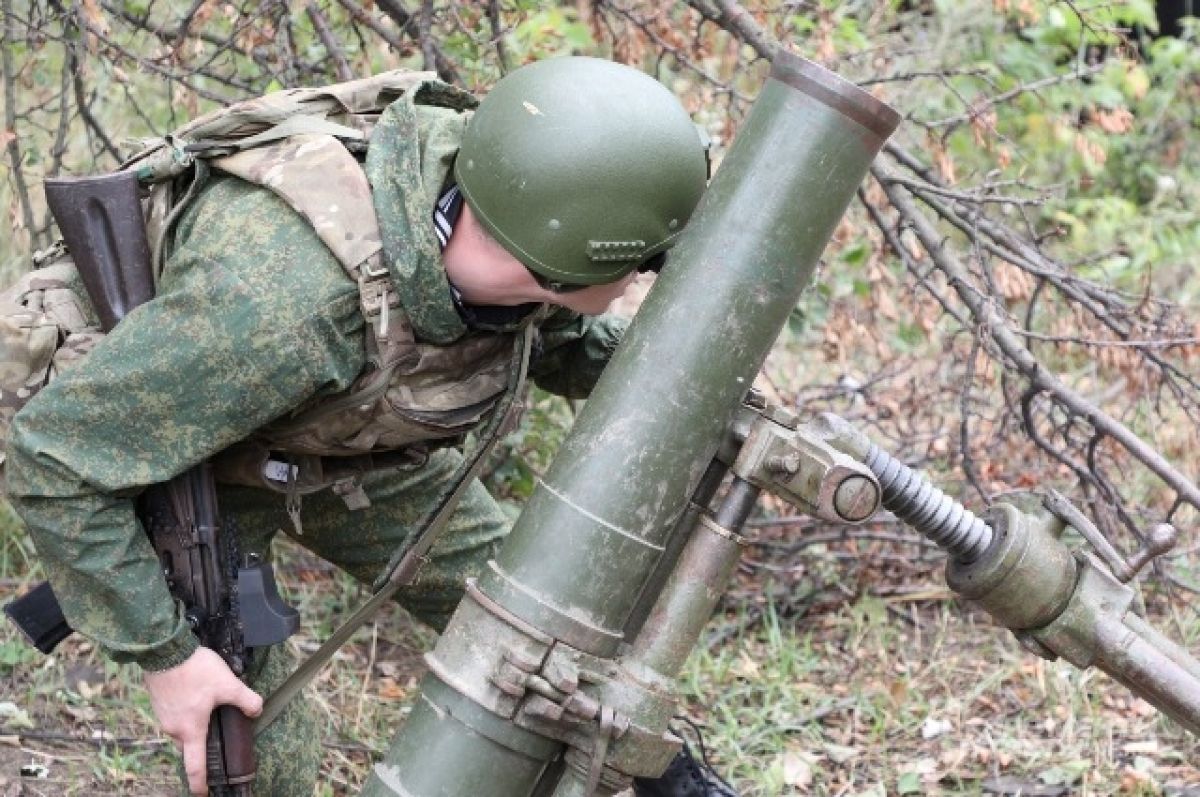 Появилось видео уничтожения базы наемников на Украине