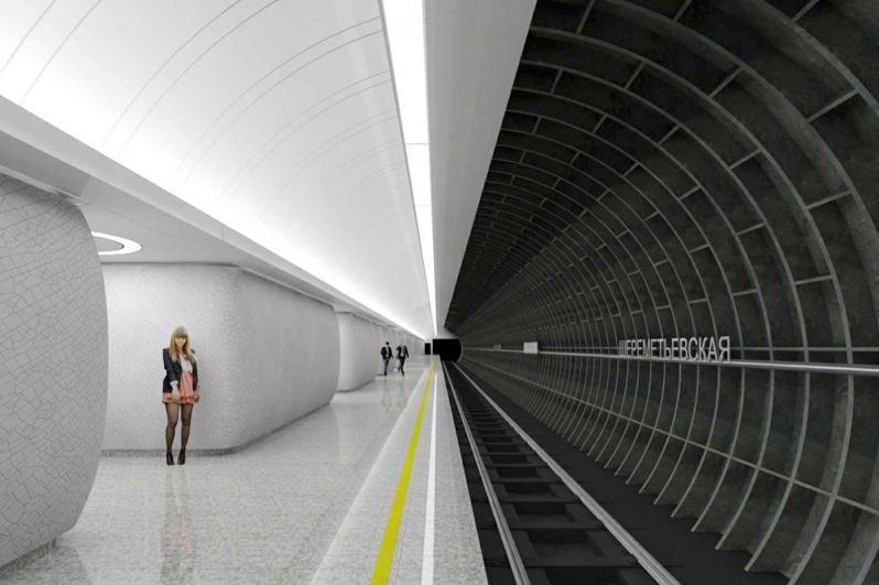 Дизайн-проект станции «Марьина Роща» БКЛ метро. Рендеры Москомархитектуры. На данный момент на станции «Марьина Роща» БКЛ приступают к пусконаладке самого длинного эскалатора в московском метро.