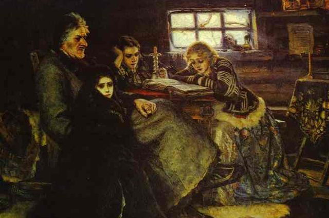 В. И. Суриков. «Меншиков в Березове» (1883). 
