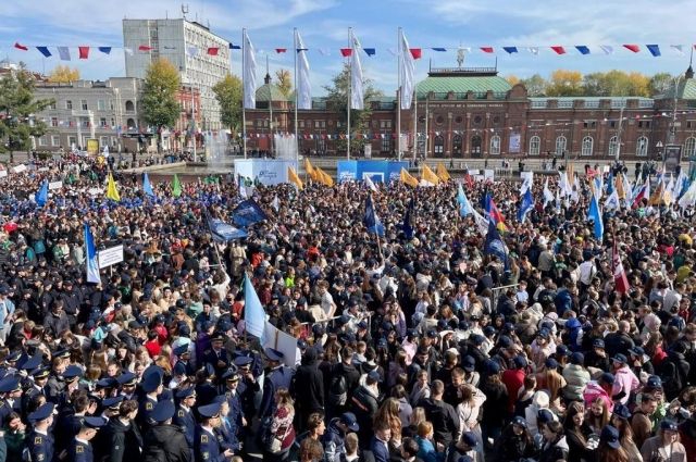 Шесть тысяч первокурсников дали клятву российского студента.