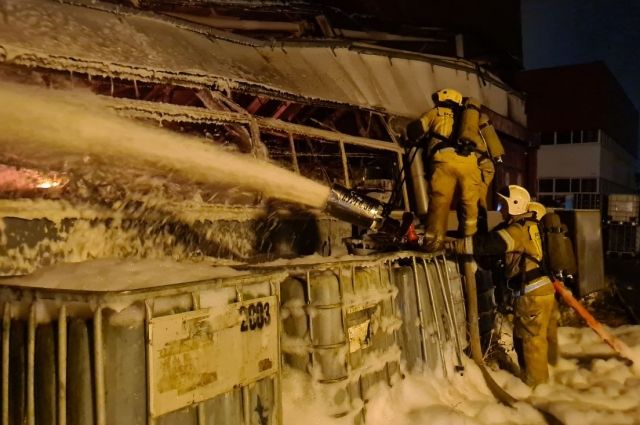 Пожар на заводе в Ижевске полностью потушили к утру 20 сентября