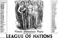 Реклама Лиги Наций. Передовица «Нью-Йорк Таймс», 1918 г.