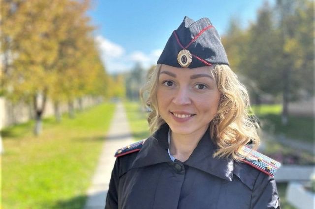Старший лейтенант полиции Ирина Анохина.