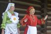 Жители посёлка Сабик (Шалинский ГО) представили татарские и мордовские костюмы, а так же угостили гостей национальными блюдами