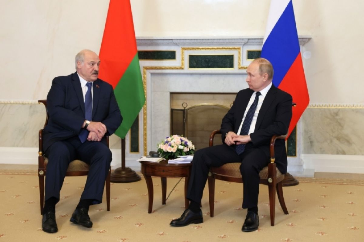 В РФ начались переговоры Путина и Лукашенко