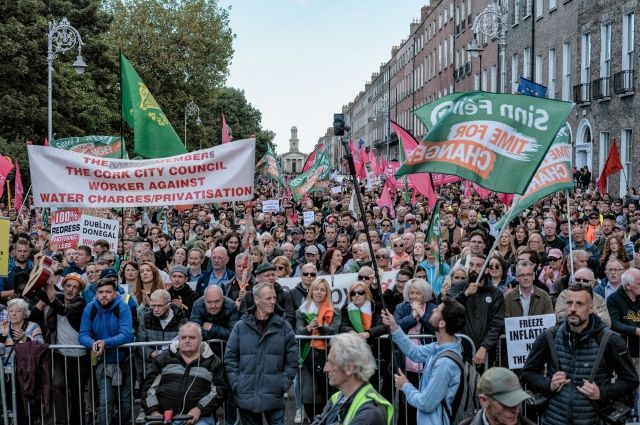 Протесты в Ирландии. 