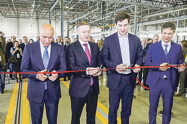  Открытие первого в России завода по выпуску электромобилей  EVOLUTE прошло в торжественной обстановке.