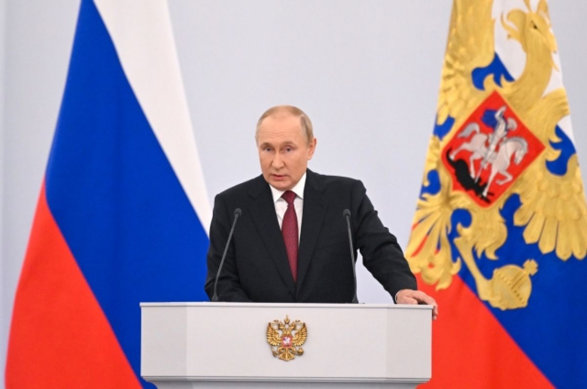 Путин завершил выступление на митинг-концерте словами за нами правда