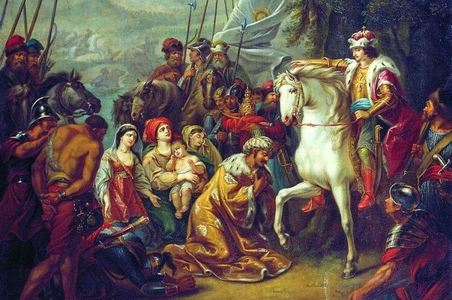 Взятие Казани Иваном Грозным 2 октября 1552 года. Г.И. Угрюмов, 1800 г.