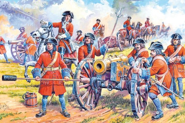 К 1707 году полевая русская армия насчитывала около 100 тысяч человек.