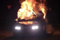 Ночью в оРенбурге сгорел автосервис
