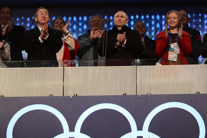 7 февраля 2014 г. Владимир Путин открыл Зимние Олимпийские игры в Сочи.
