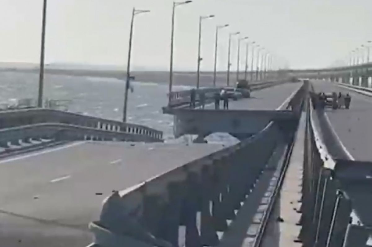 Союз страховщиков оценил ущерб от ЧП на Крымском мосту в 200-500 млн рублей