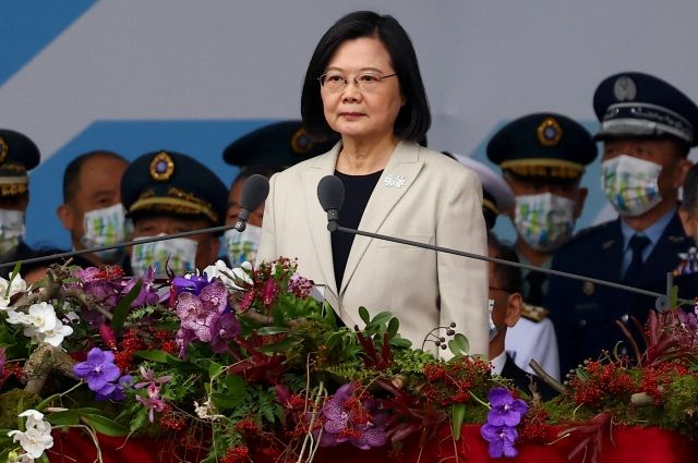 Глава администрации Тайваня Цай Инвэнь.