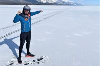 После того, как победил рак крови, Артём Алискеров пробежал по льду Байкала 680 километров.