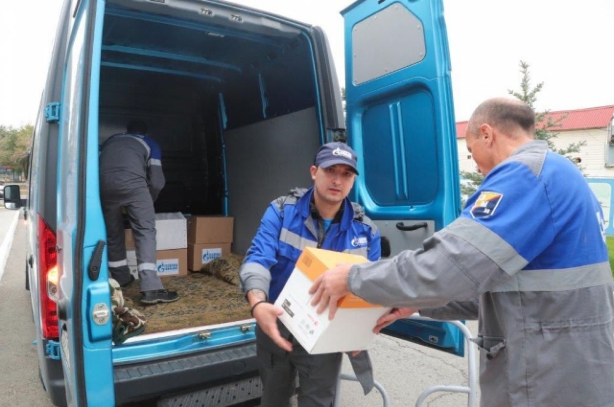 Газодобытчики Оренбуржья передали гуманитарный груз воинским формированиям  | АиФ Оренбург