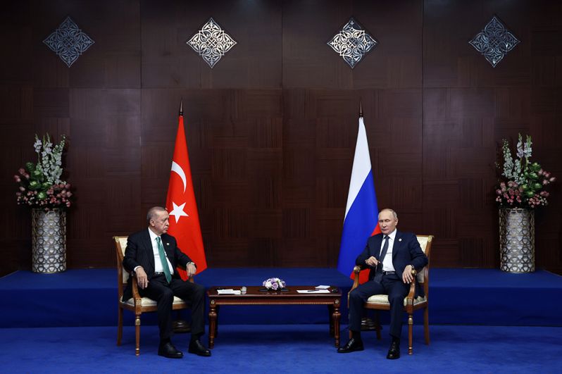 Переговоры президента РФ Владимира Путина и президента Турции Реджепа Тайип Эрдогана