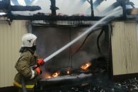 Пожарные ликвидировали возгорание в Абдулино