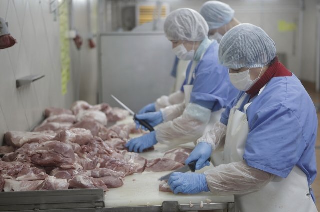 На территории области за год производится 350 тысяч тонн мяса всех видов