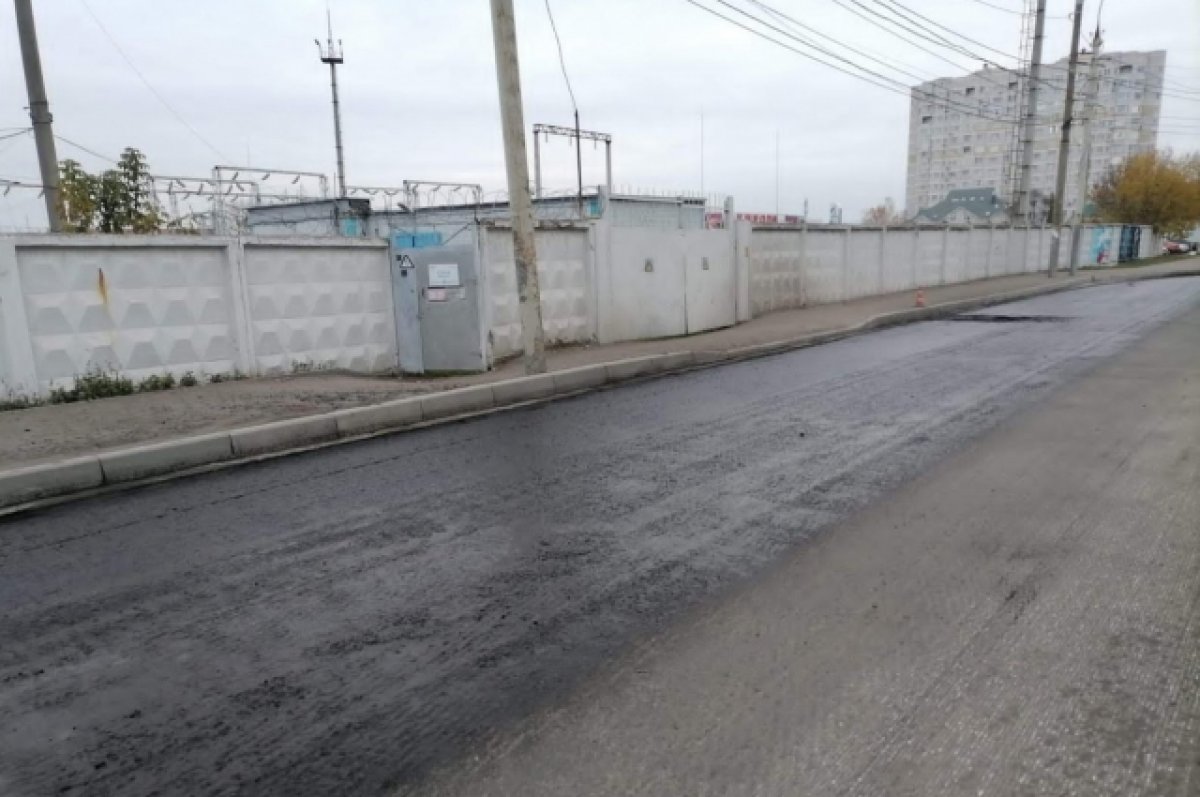 В Брянске отремонтировали дорогу под путепроводом