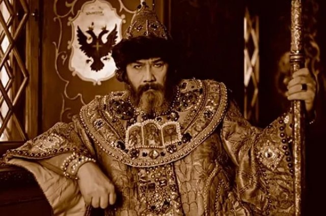 Оперный певец Владимир Маторин в роли Бориса Годунова.  