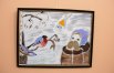 Выставка картин детей в отделениях Иркутской областной детской клинической больницы.