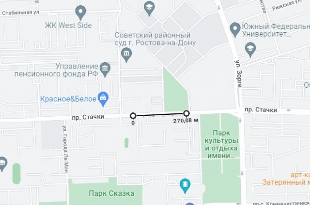 Власти Ростова ограничат скорость движения на проспекте Стачки до 40 км/ч
