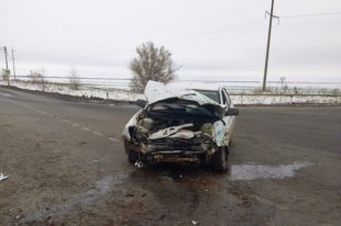 В столкновении «Приоры» и «ИЖа» под Ташлой погиб человек.