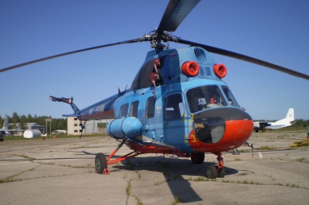 В Костромской области потерпел крушение санитарный вертолет