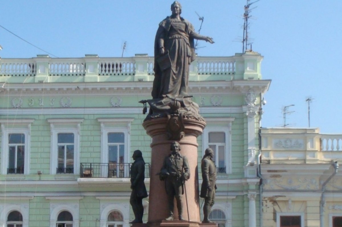 Одесская областная администрация сообщила о сносе памятника Екатерине II