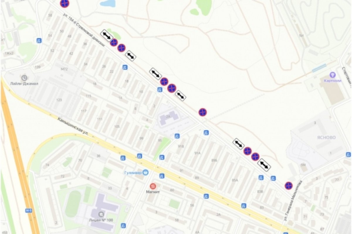 На улице 154 Стрелковой Дивизии в Ульяновске запретят остановку транспорта  | АиФ Ульяновск