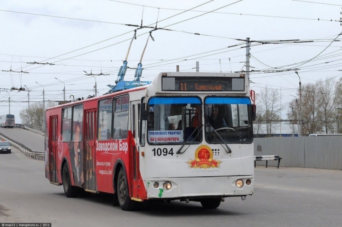 12 и 13 ноября в Брянске остановятся троллейбусы