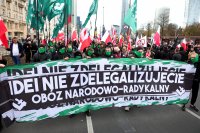 Марш в честь Дня независимости в Варшаве, Польша, 11 ноября 2022 года.
