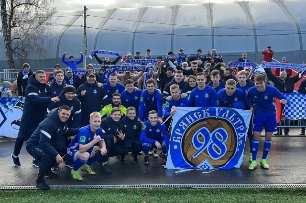 ФК «Динамо-Брянск» завершил сезон победой над «Арсеналом-2»