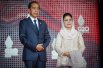 Джоко Видодо, президент Индонезии, и его жена Ириана Джоко Видодо.