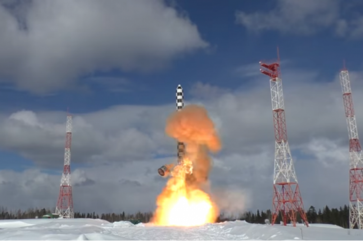 Летные испытания ракетного комплекса Сармат прошли успешно