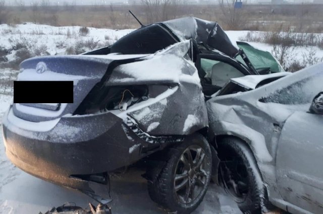 При аварии на трассе погибла женщина-водитель