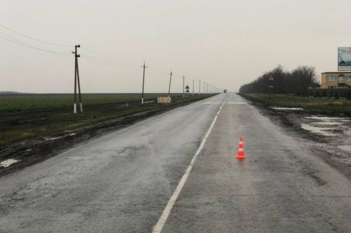 Грузовик насмерть сбил пешехода в Ростовской области