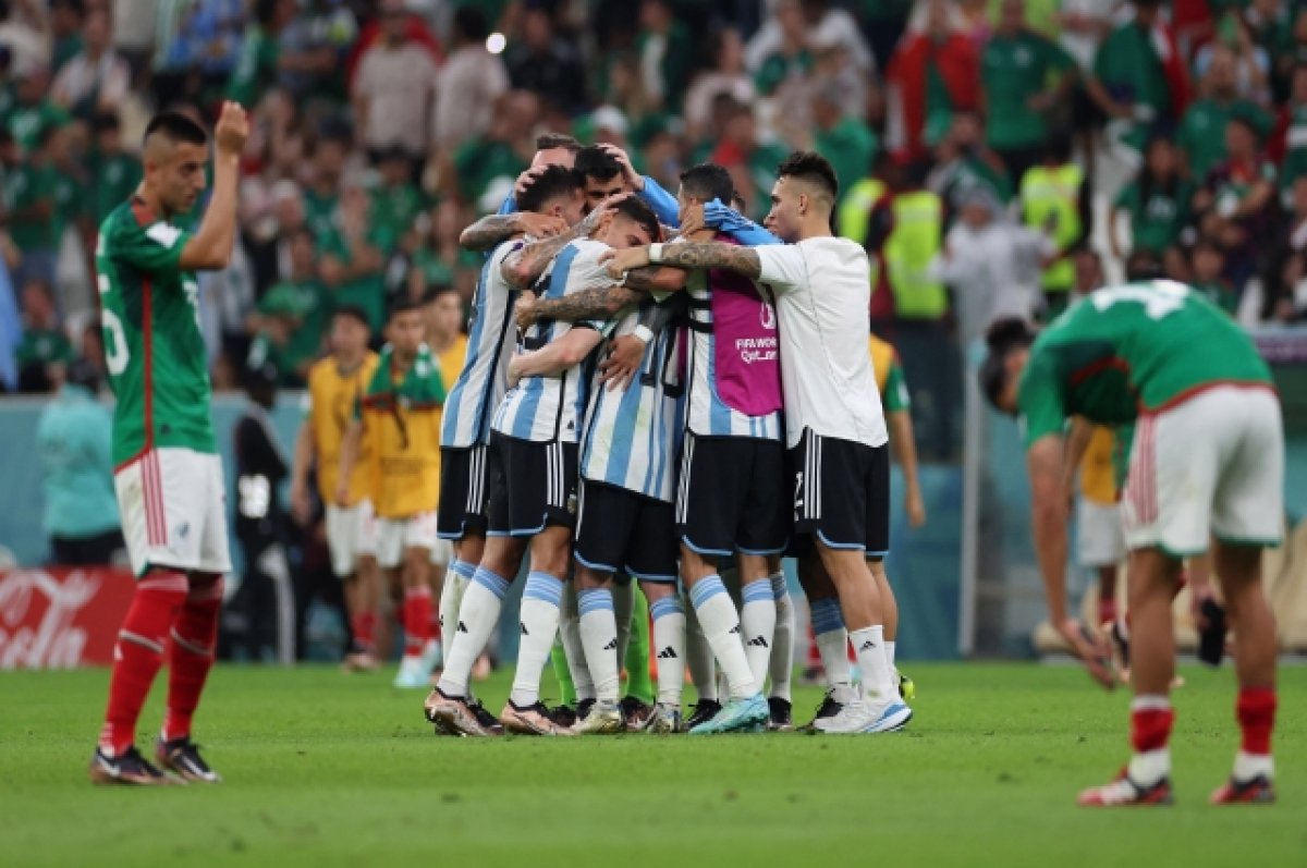 Сборная Аргентины обыграла команду Мексики на ЧМ-2022