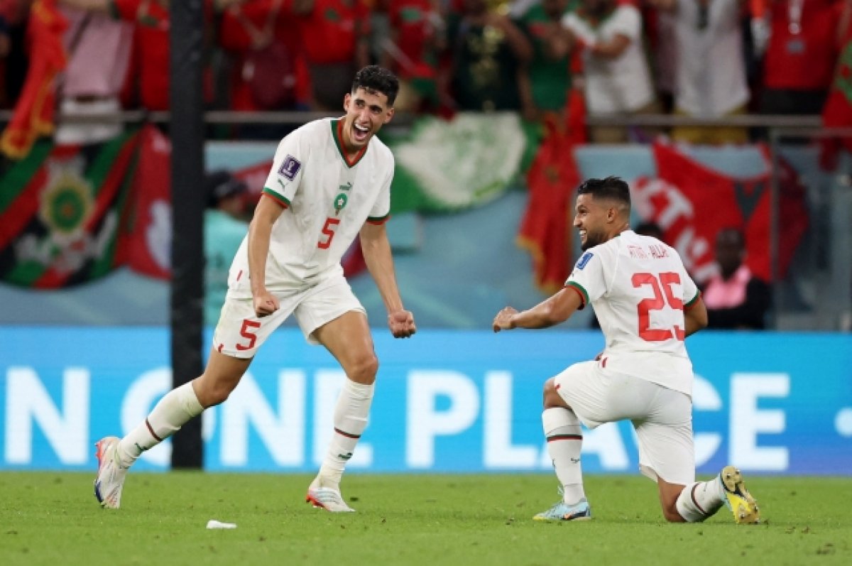 Сборная Марокко обыграла Бельгию во втором туре ЧМ-2022 по футболу