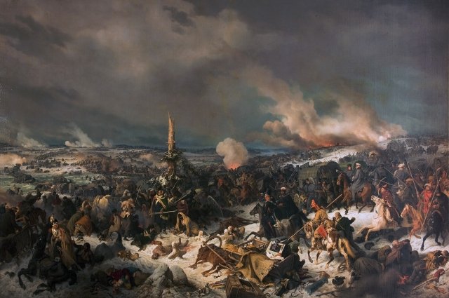 «Переправа через Березину» (1844), Петер фон Гесс.