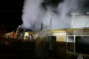 В Самородово загорелся жилой дом