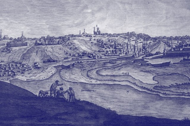Таким увидел наш Воронеж в 1703 году голландский путешественник Корнелий де Бруин.