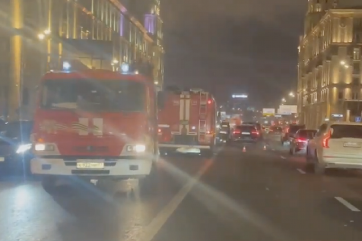 На Ленинском проспекте в Москве произошла крупная авария