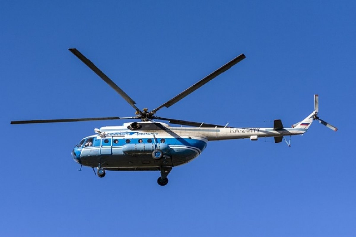 При экстренной посадке вертолета Ми-8 под Омском никто не пострадал