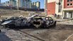 От взрыва загорелось еще три автомобиля.