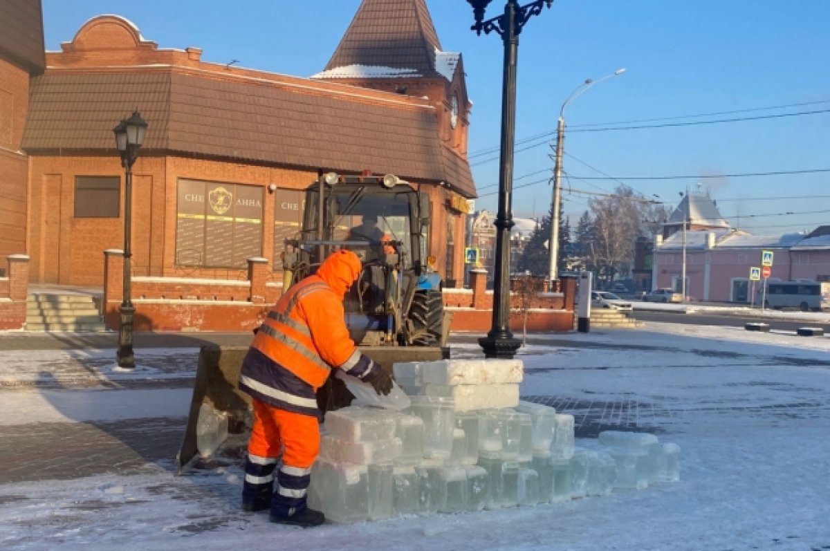 Стало известно, какие ледовые скульптуры появятся на площадке в Барнауле