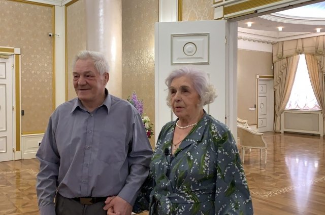 Раиса Степановна со своим прошлым избранником.