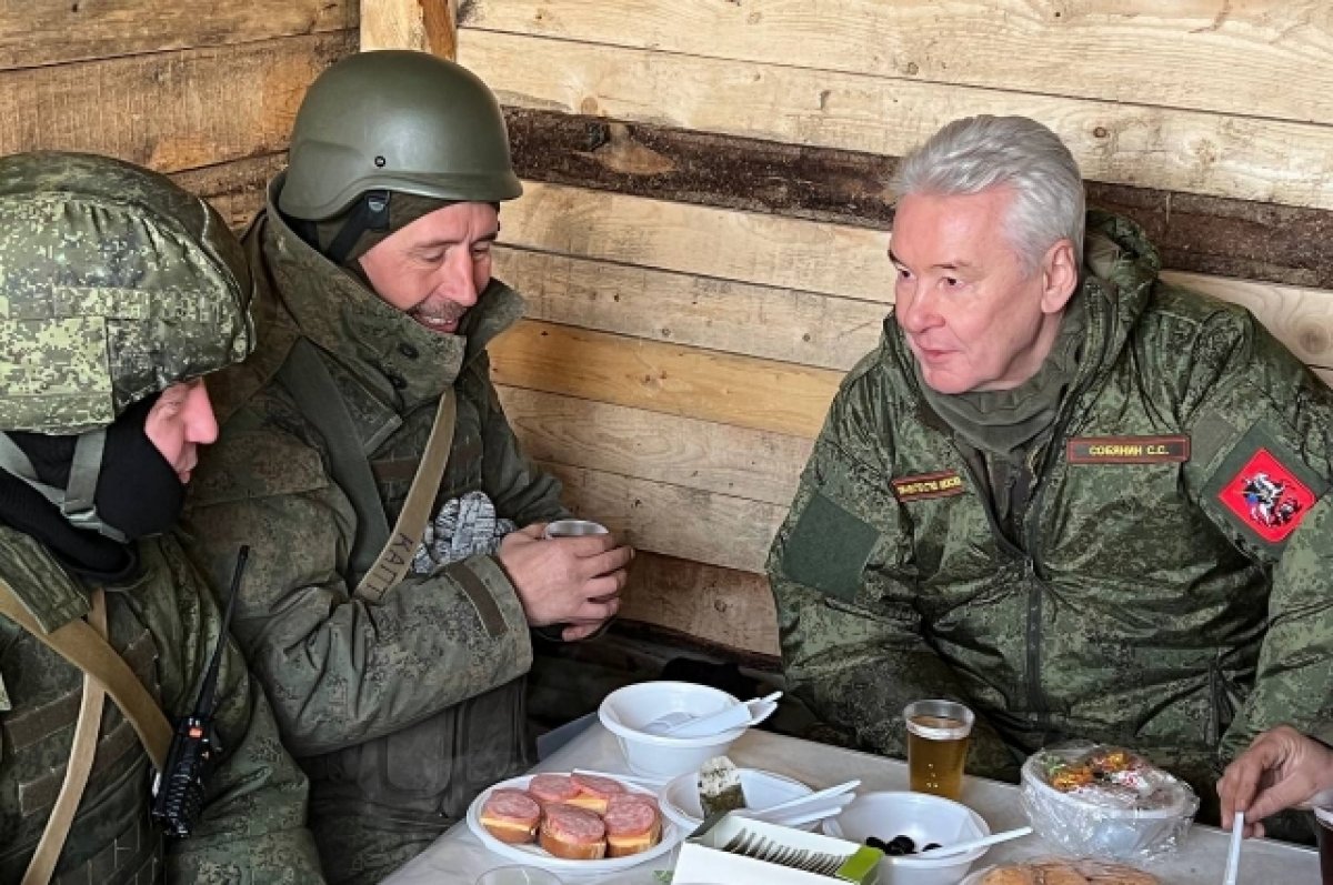 Мэр Москвы сообщил, что побывал на линии обороны в зоне СВО