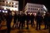 Офицеры полиции на улицах Мадрида в Испании